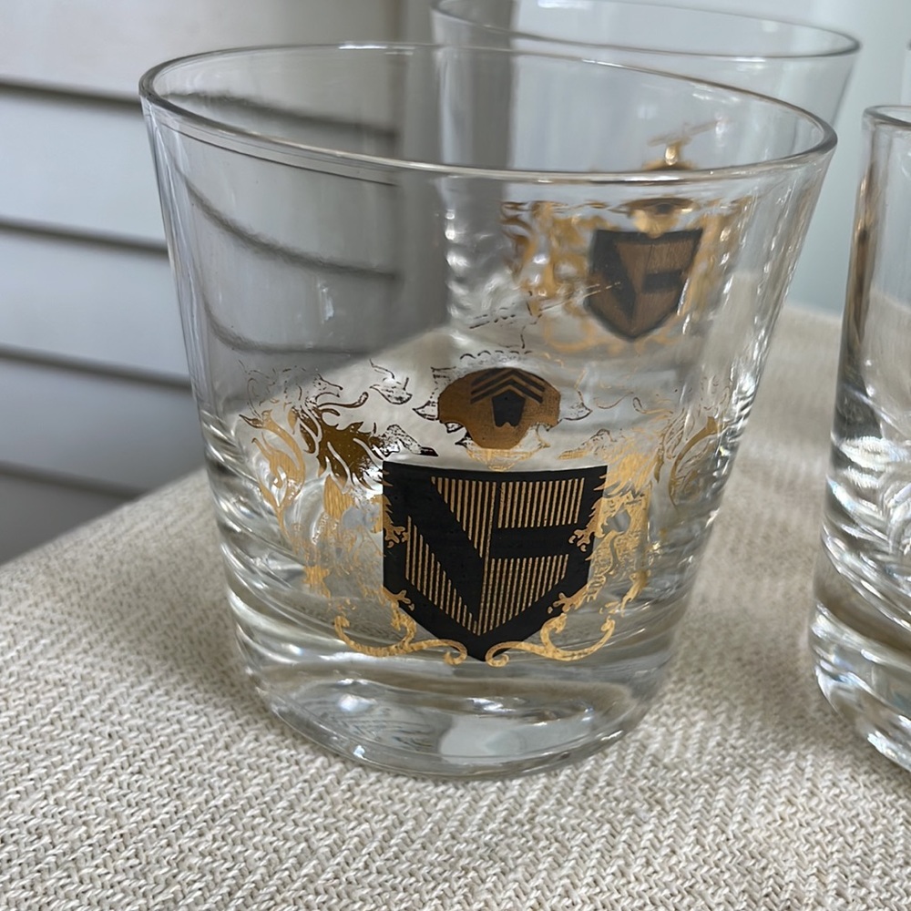 Vintage On The Rocks Glasses - Picture 2 of 4